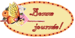Gif animé bonne journée fleurs